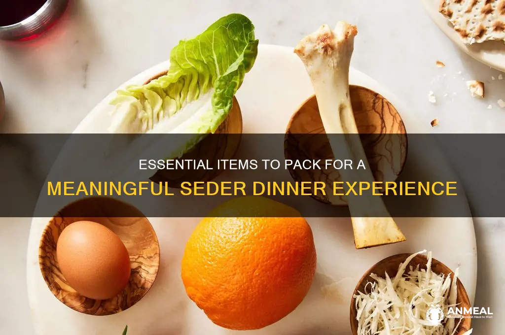 what to bring to seder dinner