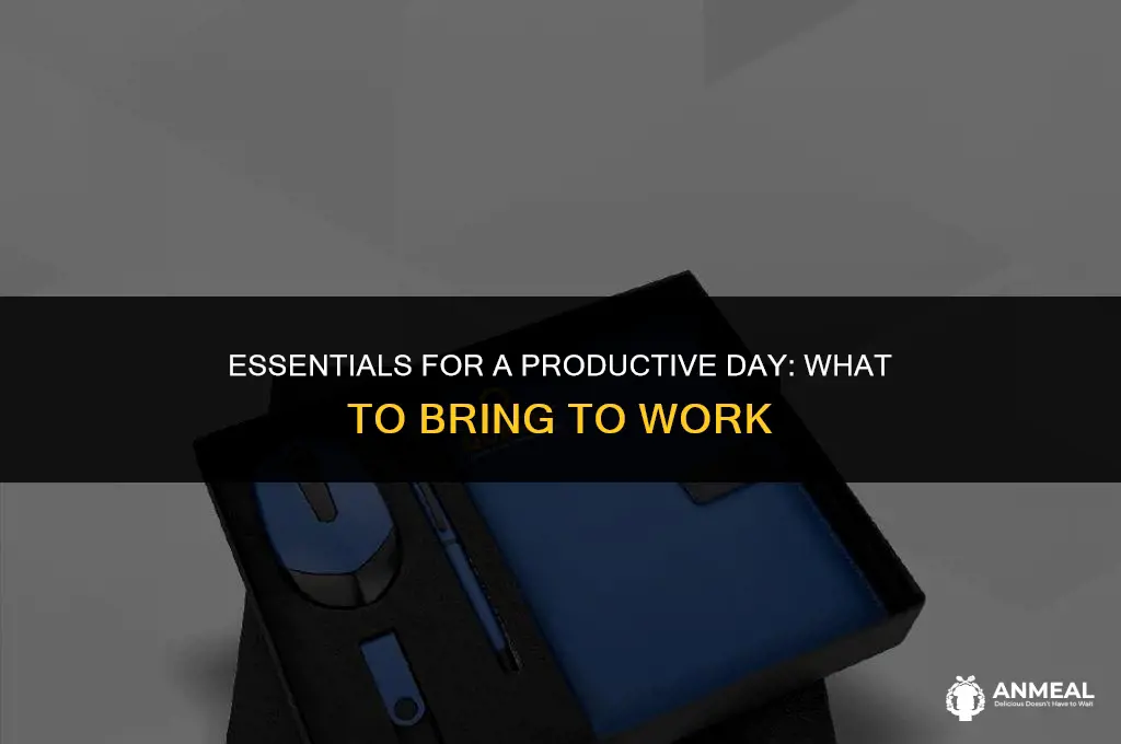 what to bring to work