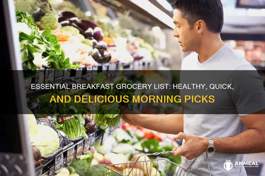 what to buy for breakfast at grocery store