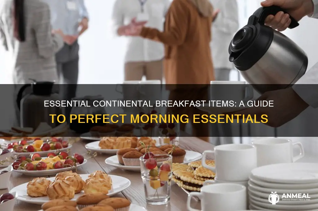 what to buy for continental breakfast