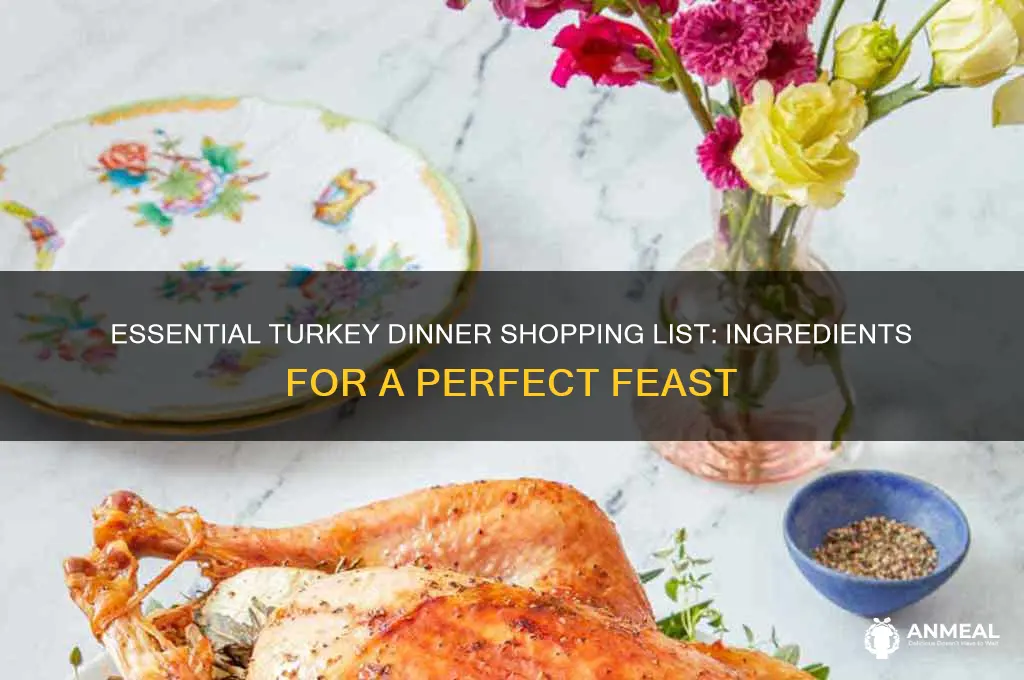 what to buy for turkey dinner