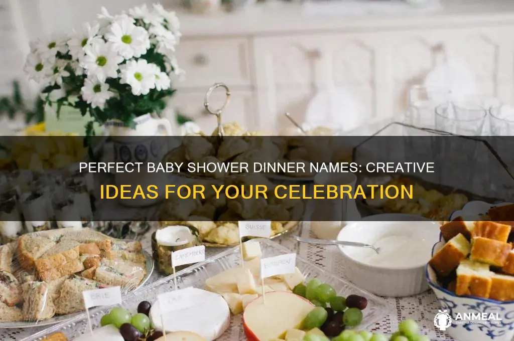 what to call a baby shower dinner
