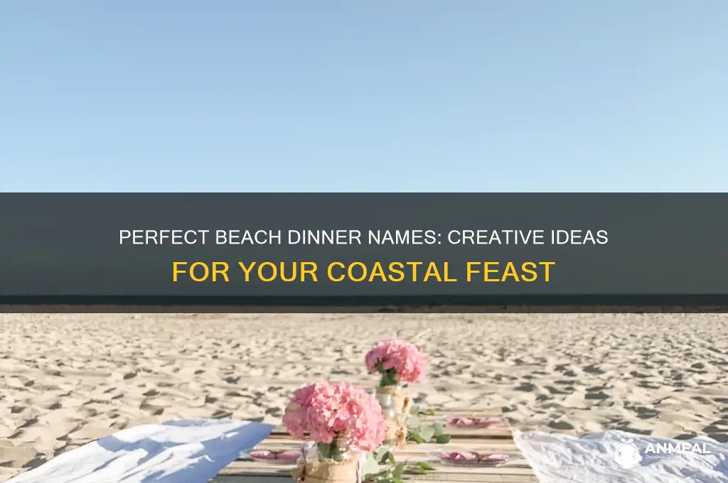what to call a beach dinner