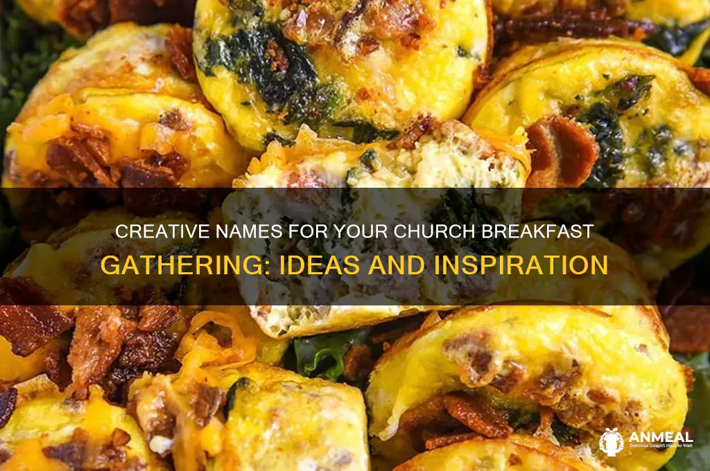 what to call a church breakfast