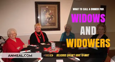 Healing Together: Naming a Supportive Dinner for Widows and Widowers