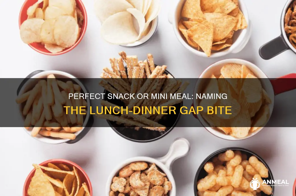 what to call a meal between lunch and dinner