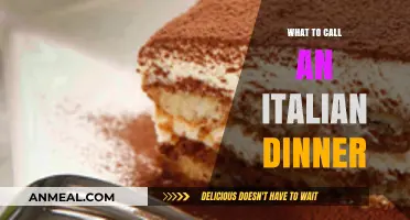 Perfect Names for Your Italian Dinner: Authentic and Creative Ideas