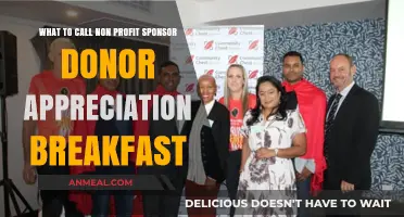 Honoring Generosity: Creative Names for Your Non-Profit Donor Appreciation Breakfast