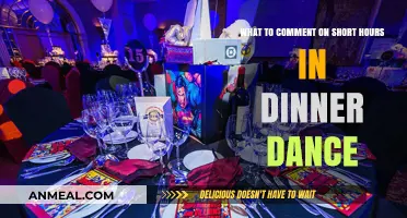 Perfect Dinner Dance Comments: Short, Sweet, and Memorable Remarks