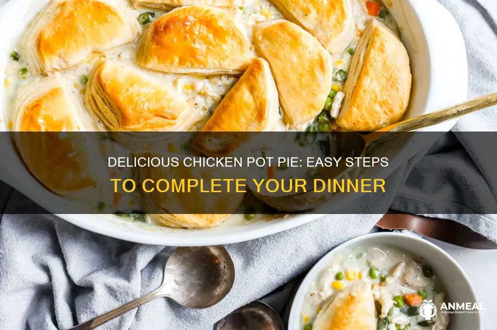 what to complete dinner of chicken pot pie