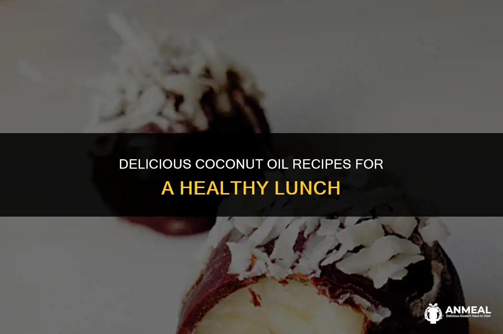 what to cook coconut oil with for lunch
