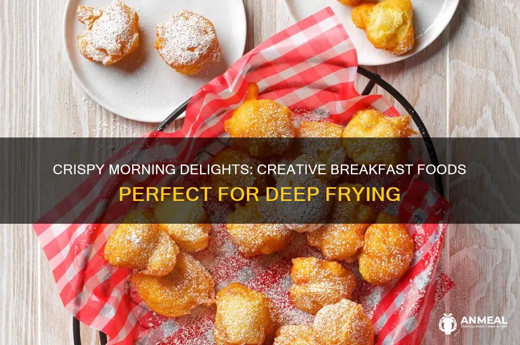 what to deep fry for breakfast