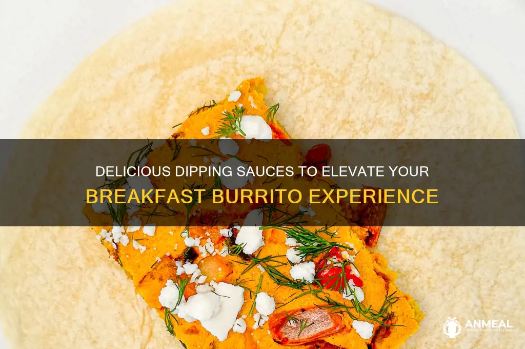 what to dip breakfast burritos in