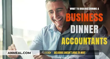 Mastering Business Dinners: Key Topics for Accountants to Discuss