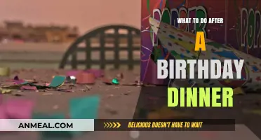 Post-Birthday Dinner Ideas: Relax, Celebrate, and Cherish the Memories