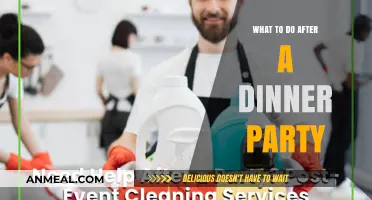 Post-Dinner Party Essentials: Cleaning, Thanking, and Relaxing Tips