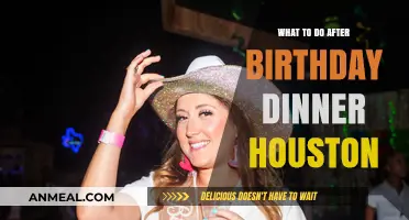 Houston Birthday Nightcap: Fun Post-Dinner Activities to Extend the Celebration
