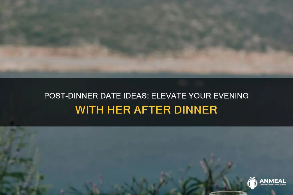 what to do after taking a girl to dinner
