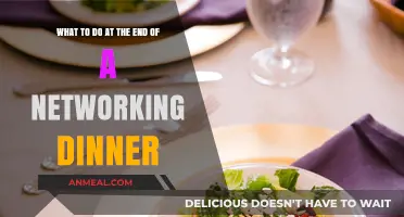 Post-Networking Dinner Etiquette: Closing Conversations and Leaving a Lasting Impression