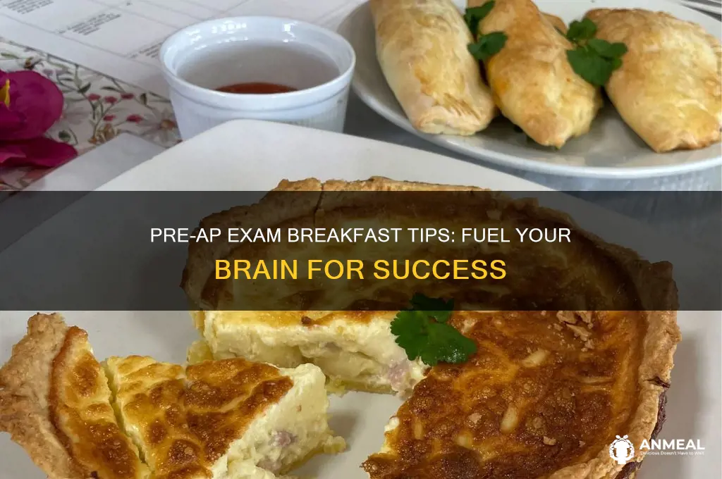 what to do before ap exam breakfast