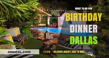 Celebrate Your Birthday in Dallas: Top Dinner Spots and Ideas