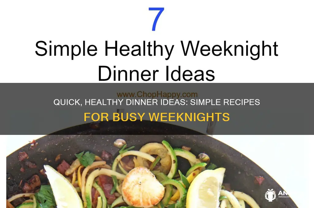 what to do for dinner healthy