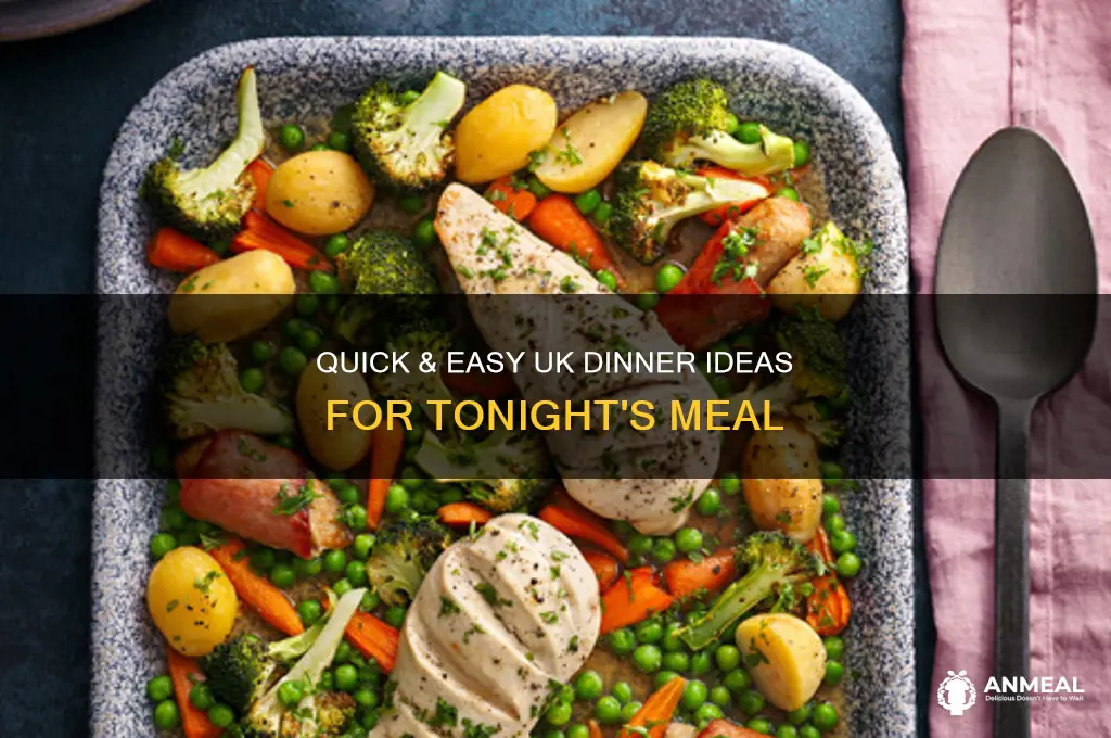 what to do for dinner tonight uk