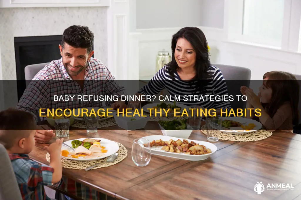 what to do if baby refuses dinner