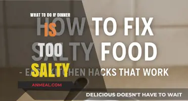 Rescue Your Over-Salted Dinner: Quick Fixes to Save the Meal