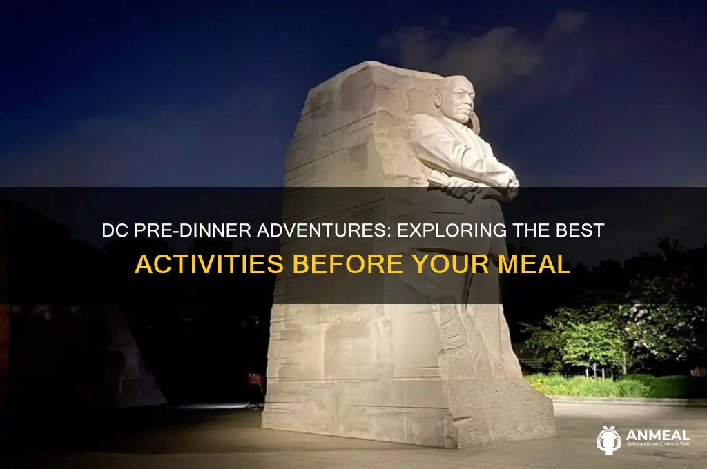 what to do in dc before dinner