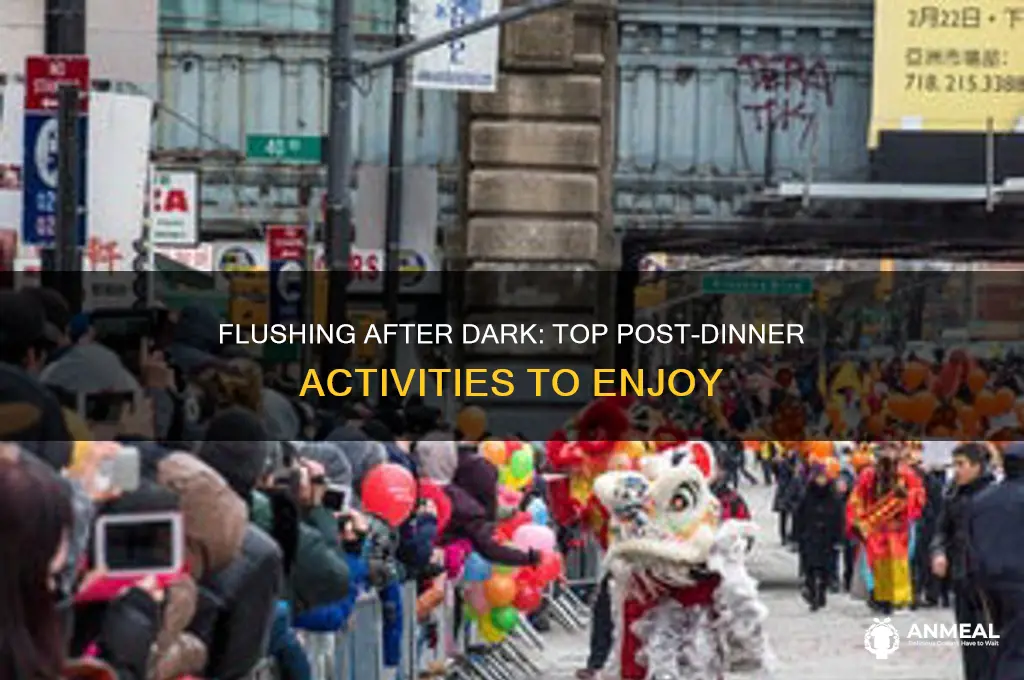 what to do in flushing after dinner