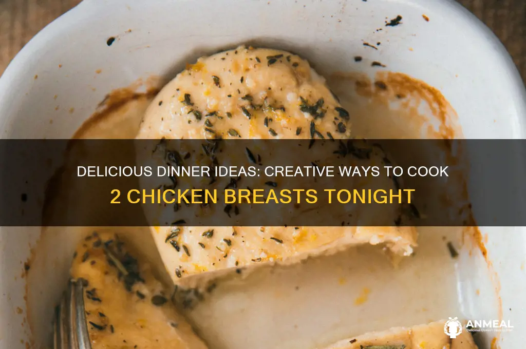 what to do with 2 chicken breasts for dinner
