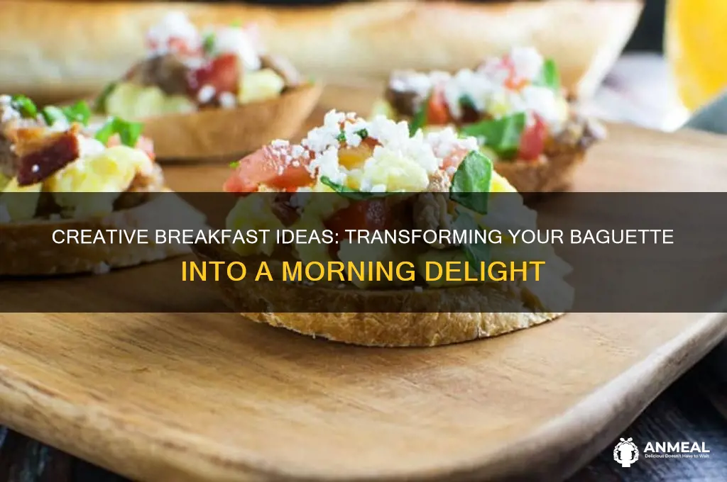 what to do with a baguette for breakfast