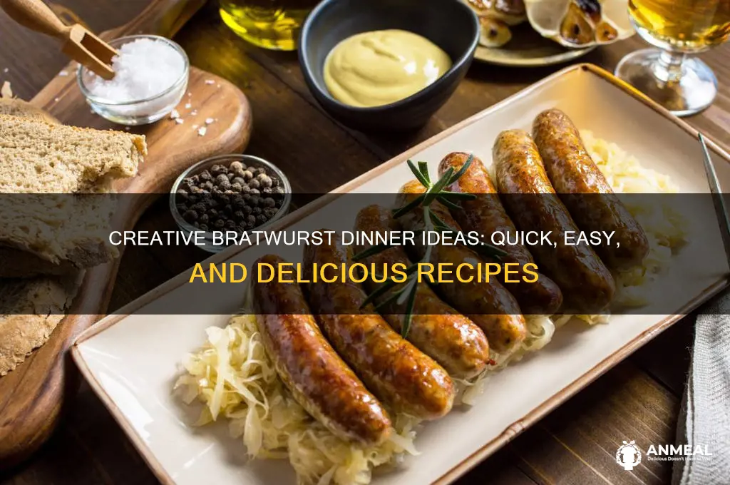 what to do with a brat for dinner
