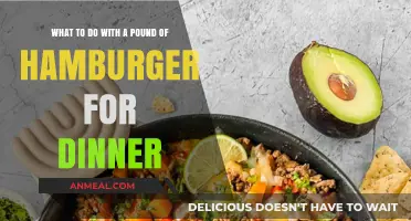 Delicious Dinner Ideas: Creative Ways to Use a Pound of Hamburger