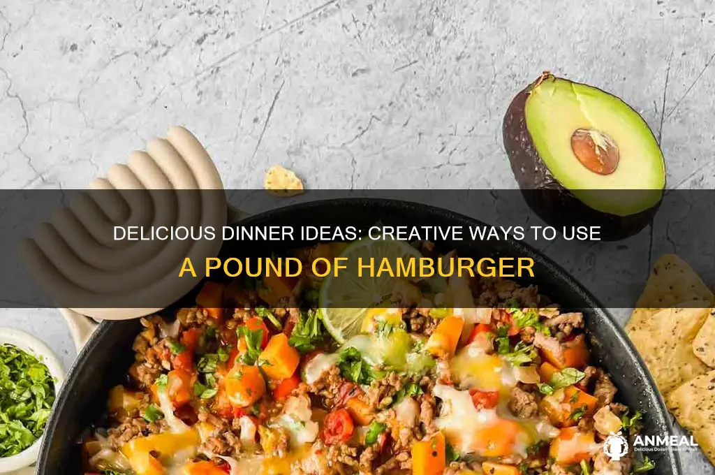 what to do with a pound of hamburger for dinner