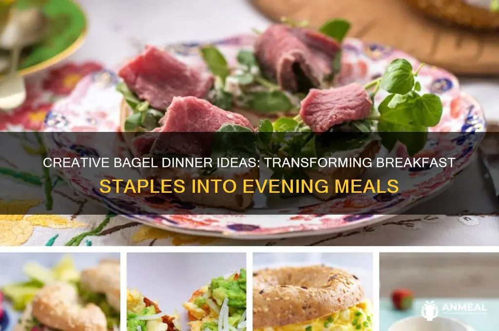 what to do with bagels for dinner