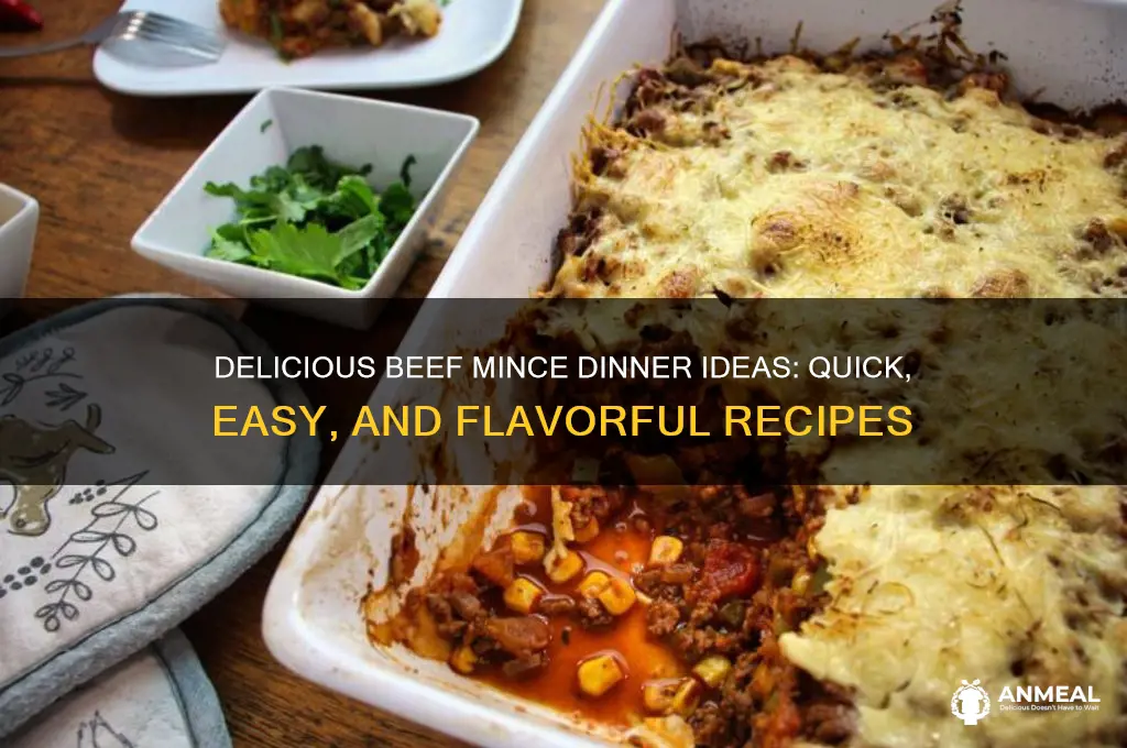 what to do with beef mince for dinner
