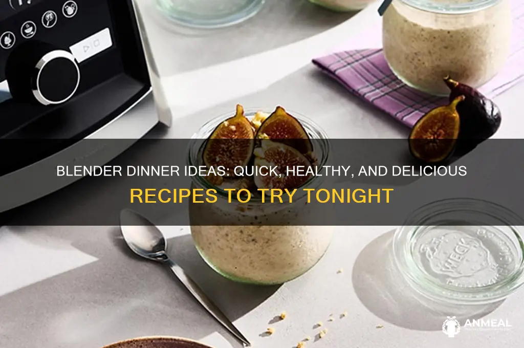 what to do with blender for dinner
