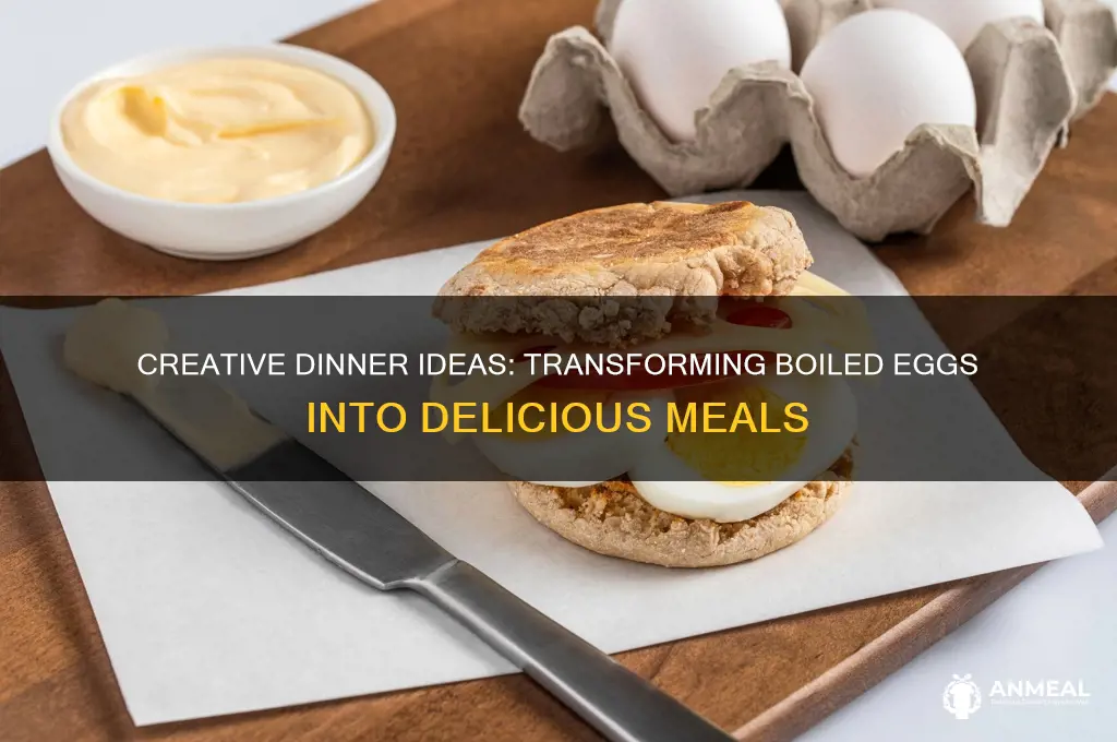 what to do with boiled eggs for dinner