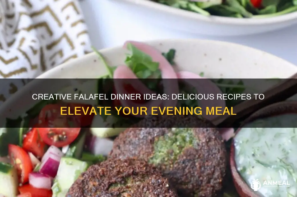what to do with falafel for dinner