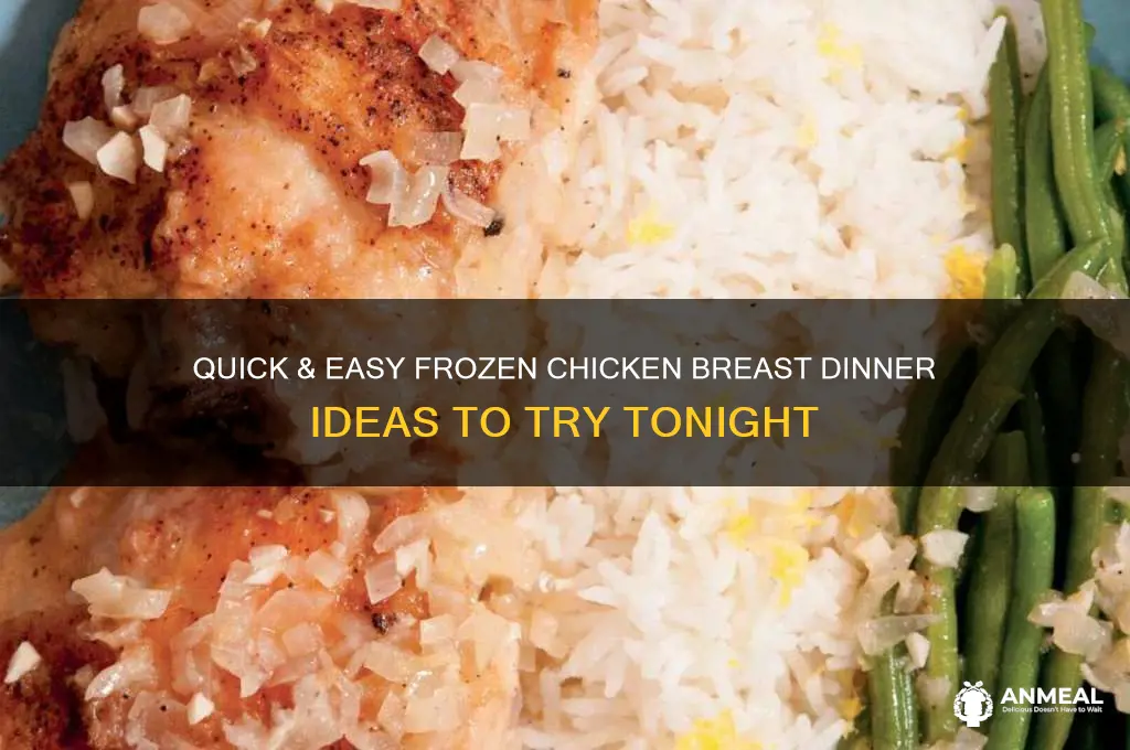 what to do with frozen chicken breasts for dinner