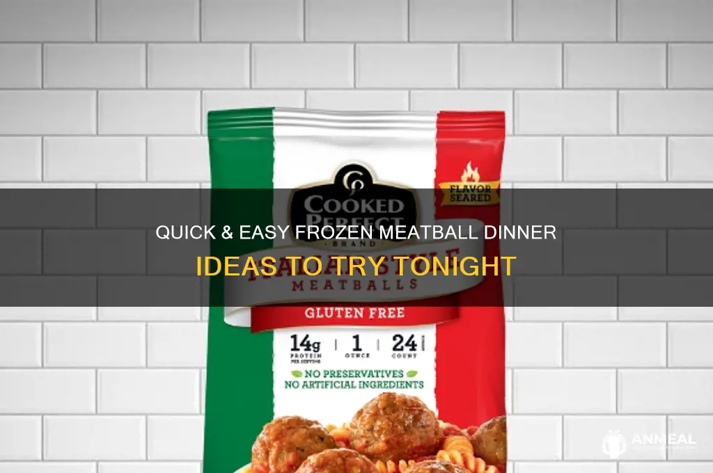 what to do with frozen meatballs for dinner