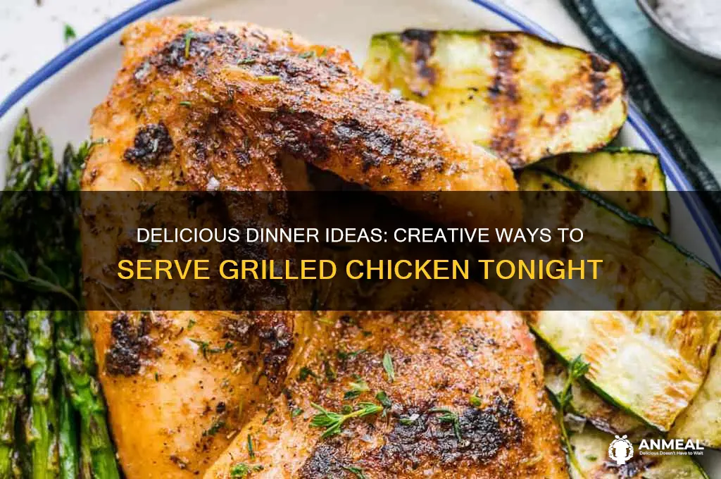 what to do with grilled chicken for dinner