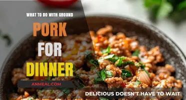 Delicious Ground Pork Dinner Ideas: Quick, Easy, and Flavorful Recipes