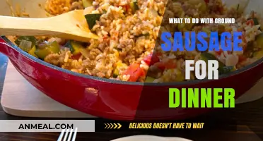 Delicious Ground Sausage Dinner Ideas: Quick, Easy, and Flavorful Recipes