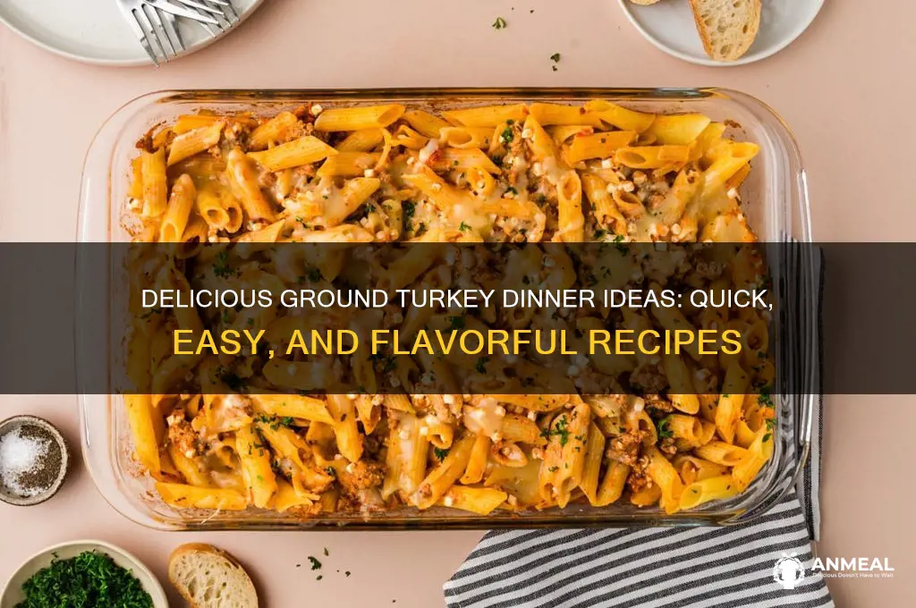 what to do with ground turkey for dinner