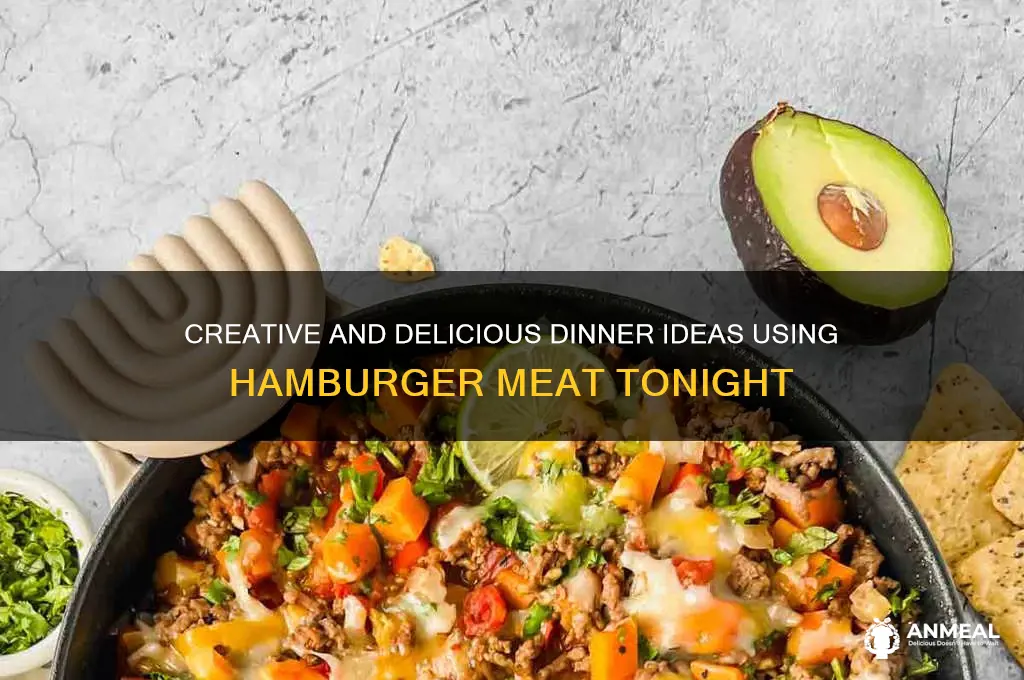 what to do with hamburger for dinner