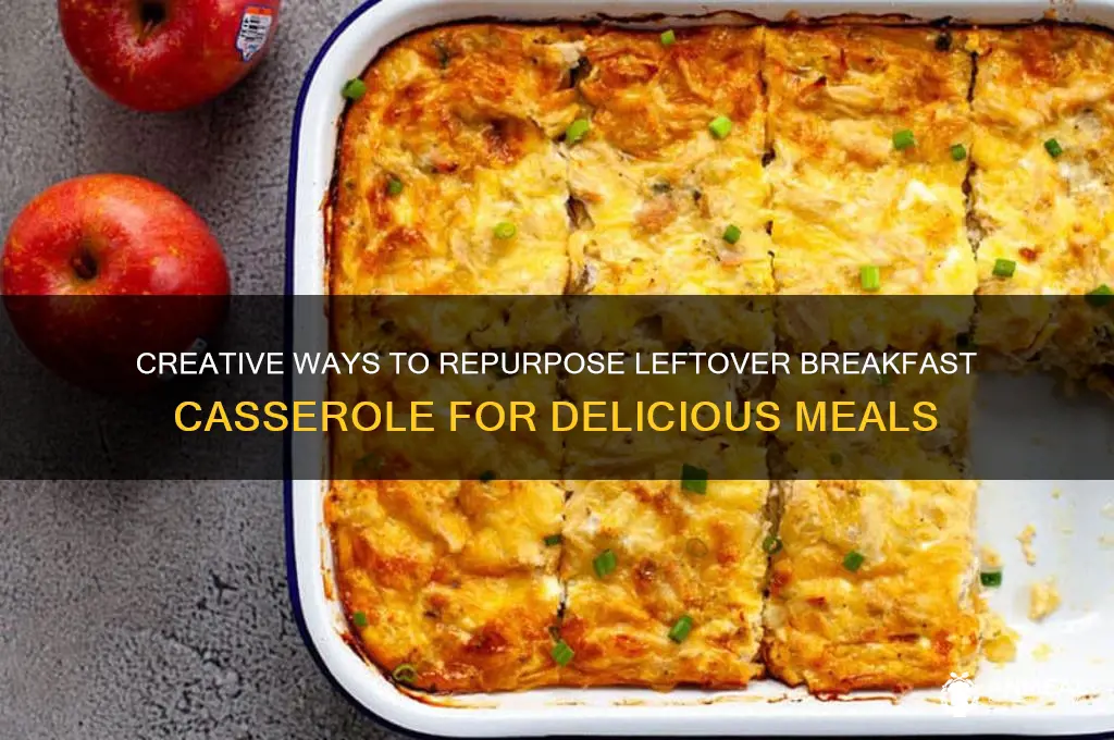 what to do with leftover breakfast casserole