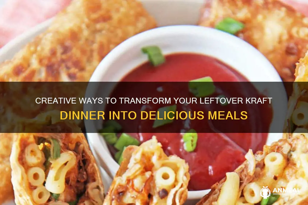 what to do with leftover kraft dinner